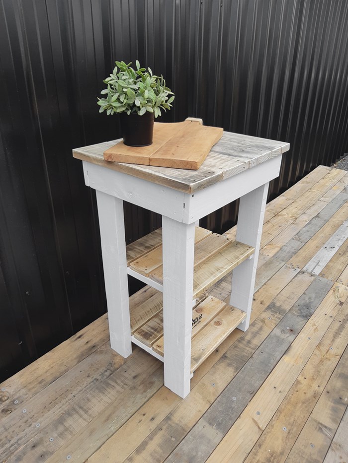 Blue Hill Two Tiered Bar Table