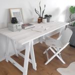 Reclaimed Wooden Trestle Desk