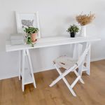 Fixed Trestle Work Desk