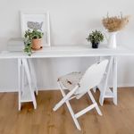 Fixed Trestle Work Desk