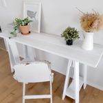 Fixed Trestle Work Desk