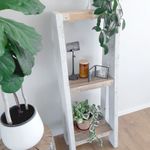 SOLD - Rustic Ladder Shelves - 3-Tiered