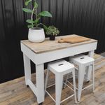 Modern Coastal Bar Table