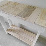 Blue Hill Slatted Hall Table