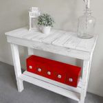 Blue Hill Slatted Hall Table