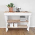 Blue Hill Slatted Hall Table / Shelves