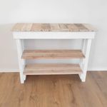 Blue Hill Slatted Hall Table / Shelves