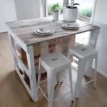 Butchers Block with Breakfast Bar
