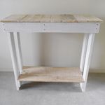Blue Hill Slatted Hall Table / Shelves