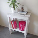 Blue Hill Slatted Hall Table / Shelves