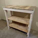 Blue Hill Slatted Hall Table / Shelves