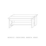 Nordic Inspired Bench Seat