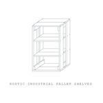 Rustic Industrial Pallet Shelves