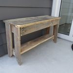 Nordic Bench with Boot Jack Leg Detail