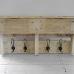 Reclaimed Pallet Coat Rack