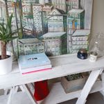 Reclaimed Trestle Hall Table