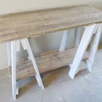 Reclaimed Trestle Hall Table