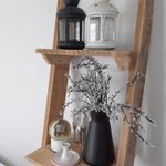 Reclaimed Timber Leaning Shelves