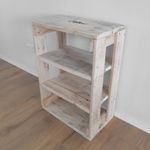 Rustic Industrial Pallet Shelves