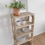 Rustic Industrial Pallet Shelves