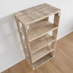 Rustic Industrial Pallet Shelves