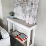 Blue Hill Slatted Hall Table