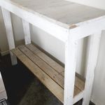 Blue Hill Slatted Hall Table