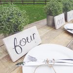 Wedding Signs and Table Numbers