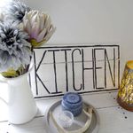 Distressed Wooden Kitchen Sign