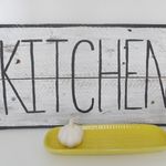 Distressed Wooden Kitchen Sign