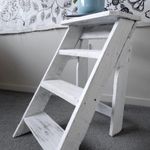 Vintage Step Ladder Side Table