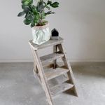 Vintage Step Ladder Side Table