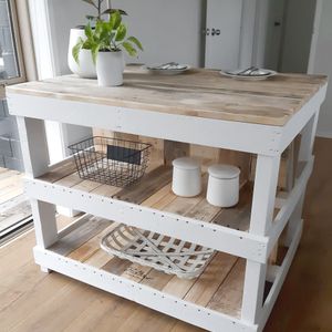 Butchers Block with Breakfast Bar