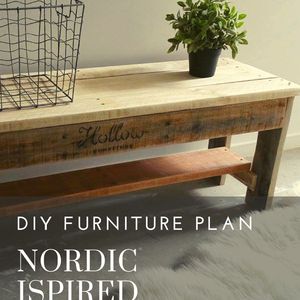 Nordic Inspired Bench Seat