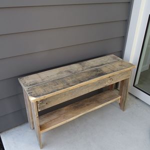 Nordic Bench with Boot Jack Leg Detail