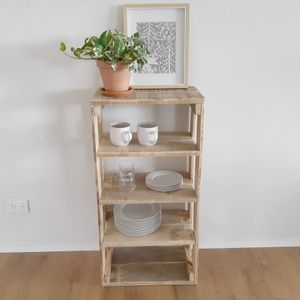 Rustic Industrial Pallet Shelves