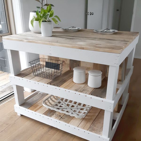 Butchers Block with Breakfast Bar