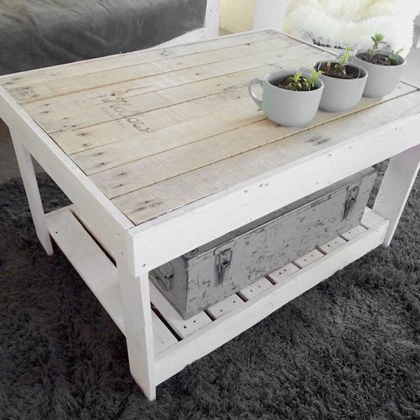 Classic Salvaged Wood Coffee Table