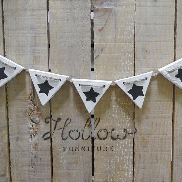 Wooden Bunting